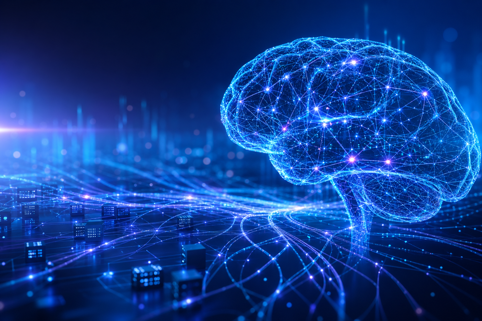 AI and automation — neural network visualization