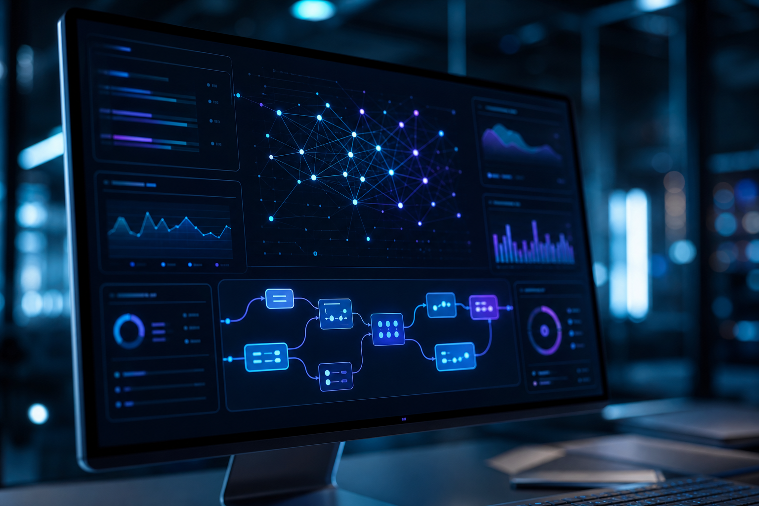 AI automation dashboard and intelligent workflows